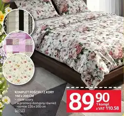 Selgros Komplet pościeli z kory 160 x 200 cm oferta