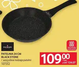 Selgros Patelnia ZWIEGER BLACK STONE 24 CM oferta