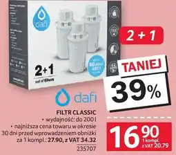 Selgros Filtr Classic Dafi oferta