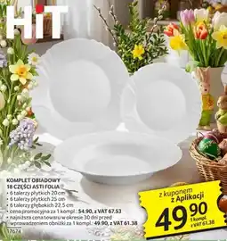 Selgros Komplet obiadowy Asti Folia 18 części oferta