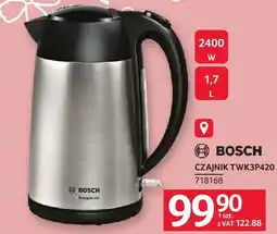 Selgros Czajnik elektryczny Bosch TWK3P420 oferta