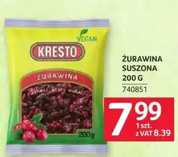 Selgros Żurawina suszona Kresto oferta