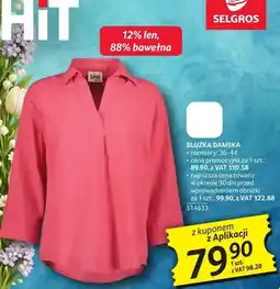 Selgros Bluzka damska oferta