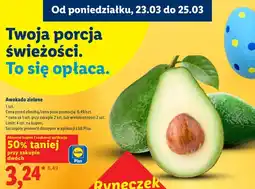 Lidl Awokado zielone 1 szt oferta