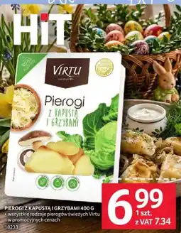 Selgros Pierogi z kapustą i grzybami Virtu oferta