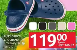 Selgros Buty Crocs Crocband różne rodzaje oferta