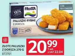 Selgros Paluszki rybne z dorsza Frosta oferta