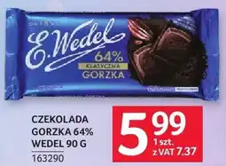 Selgros Czekolada gorzka 64% Wedel oferta