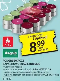 Selgros Podgrzewacze zapachowe 30 szt. Bolsius wszystkie rodzaje oferta