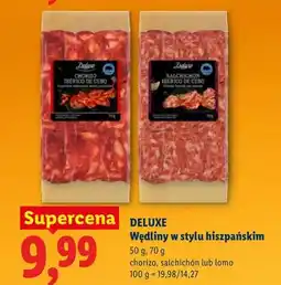 Lidl Wędliny w stylu hiszpańskim chorizo oferta