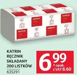 Selgros Ręcznik papierowy Katrin składany 200 listków oferta