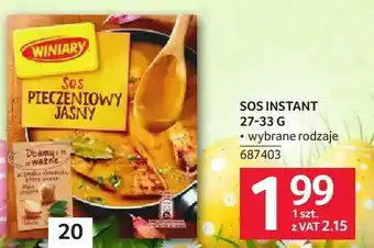 Selgros Sos instant Winiary oferta