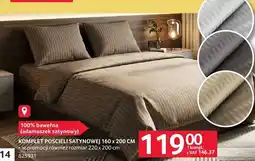 Selgros Komplet pościeli satynowej 160 x 200 cm oferta