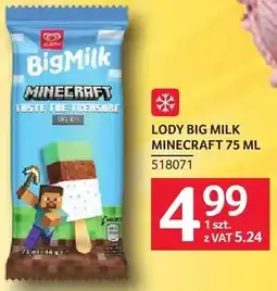 Selgros Lody BIG MILK MINECRAFT oferta
