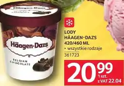 Selgros Lody Häagen-Dazs 460/400 ml oferta