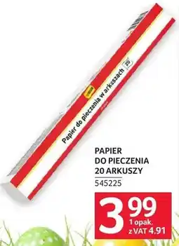 Selgros Papier do pieczenia 20 arkuszy oferta
