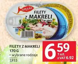 Selgros Filety z makreli Graal oferta