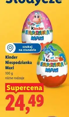 Lidl Jajko Niespodzianka Maxi różne rodzaje oferta