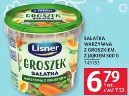 Selgros Sałatka warzywna z groszkiem, z jajkiem 500 g Lisner oferta