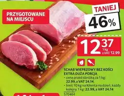 Selgros Schab wieprzowy bez kości surowy z porcji oferta