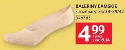 Selgros Baleriny damskie oferta