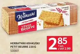 Selgros Herbatniki Krakuski Petit Beurre oferta