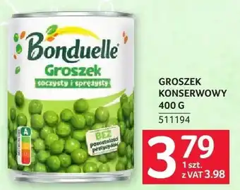 Selgros Groszek konserwowy Bonduelle oferta