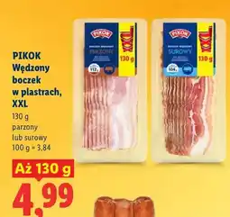 Lidl Wędzony boczek w plastrach parzony oferta