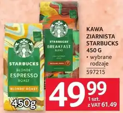 Selgros Kawa ziarnista STARBUCKS oferta