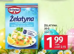 Selgros Żelatyna Dr. Oetker oferta