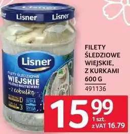 Selgros Filety śledziowe wiejskie z kukkami 606 g Lisner oferta