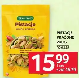 Selgros Pistacje prażone Bakalland oferta
