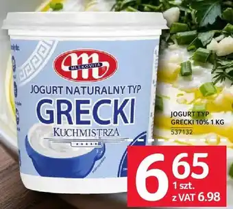 Selgros Jogurt naturalny typ Grecki Kuchmistrza oferta