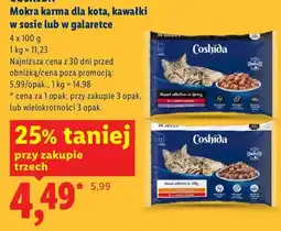 Lidl Mokra karma dla kota, kawałki w sosie oferta