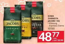 Selgros Kawa ziarnista JACOBS Krönung, Espresso, Crema oferta