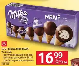 Selgros Lody MILKA mini rożki oferta