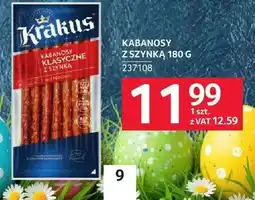 Selgros Kabanosy z szynka oferta