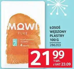 Selgros Łosoś wędzony plastry 100 g Mowi oferta