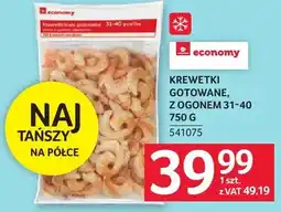 Selgros Krewetki gotowane, z ogonkiem 31-40 oferta