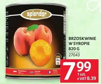 Selgros Brzoskwinie w syropie oferta