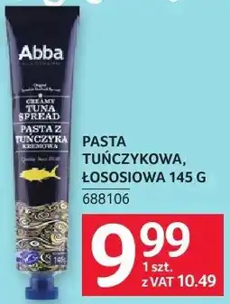 Selgros Pasta tuńczykowa, łososiowa 145 g Abba oferta