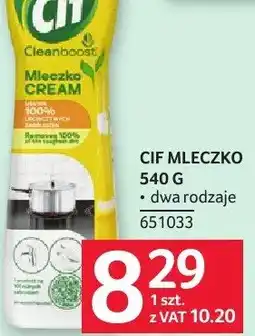 Selgros Mleczko czyszczące CIF MLECZKO oferta