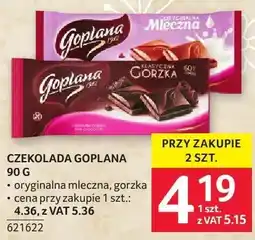 Selgros Czekolada GOPLANA oferta