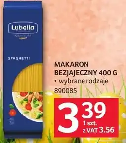 Selgros Makaron bezjajeczny Lubella oferta
