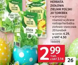 Selgros Herbata ziołowa ZIELNIK POLSKI oferta