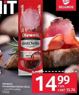 Selgros Kiełbasa krakowska sucha oferta