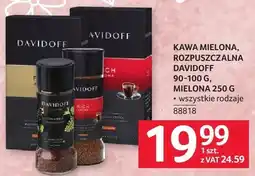 Selgros Kawa mielona, rozpuszczalna DAVIDOFF 90-100 G, NUXOR 250 G oferta