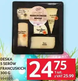 Selgros Deska 5 serów francuskich oferta