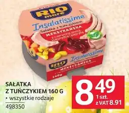 Selgros Sałatka z tuńczykiem wszystkie rodzaje oferta