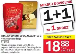 Selgros Praliny LINDOR 200 G, NUXOR 150 G oferta
